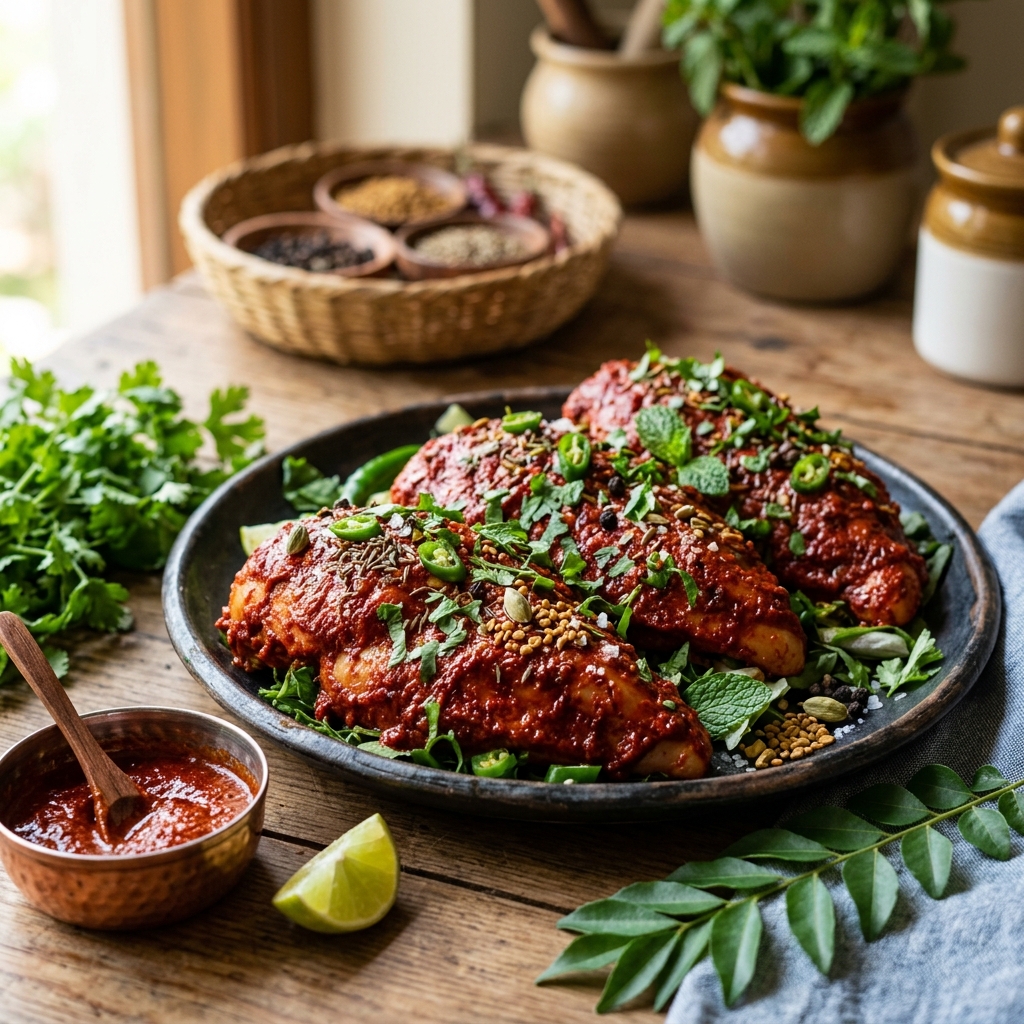 Marinated Kashmiri Chicken